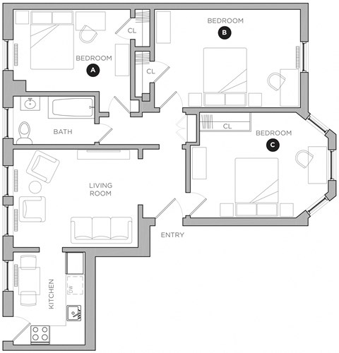 101 S 39th St 1-5 Beds Apartment, Student for Rent - Photo Gallery 47